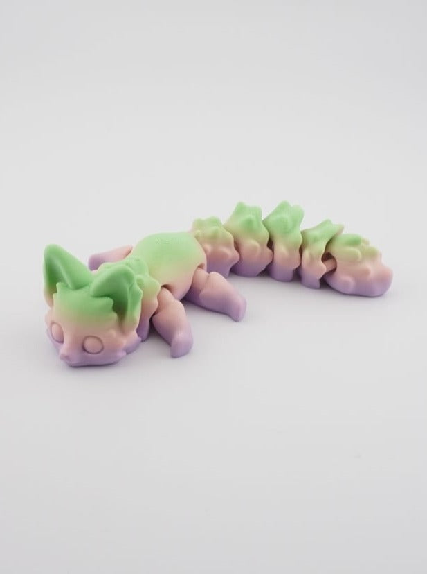 Flexi Fox 3D Druck 13cm lange Fidget Figur