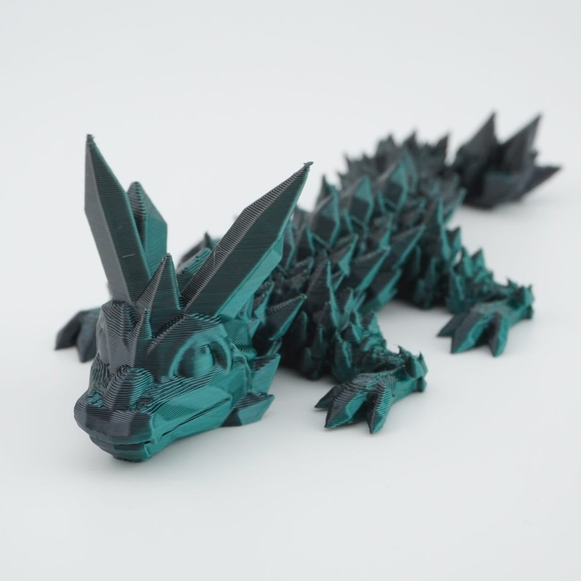 Baby Crystal Dragon 3D Druck 15cm Fidget Figur (Farbauswahl)