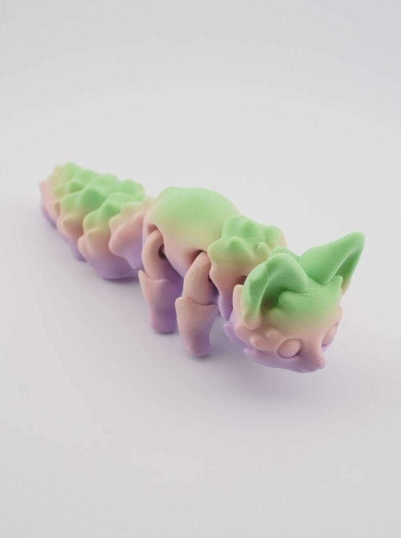 Flexi Fox 3D Druck 13cm lange Fidget Figur