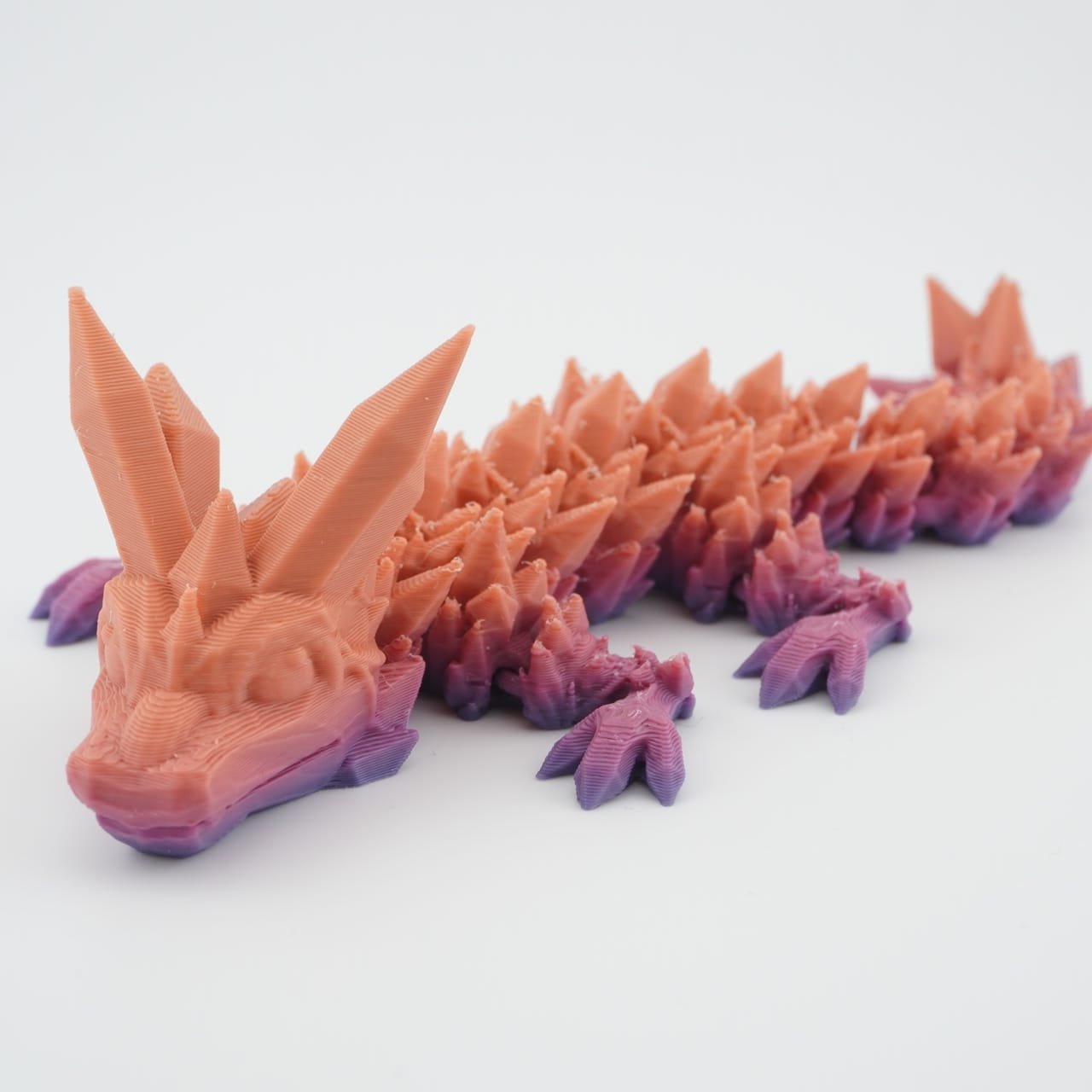 Baby Crystal Dragon 3D Druck 15cm Fidget Figur (Farbauswahl)