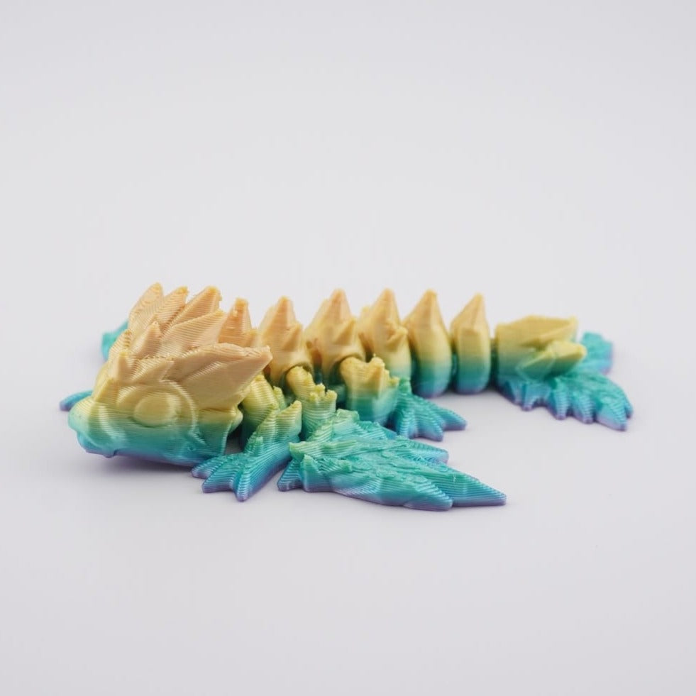 Tiny Crystal Wing Dragon 3D Druck 8cm Fidget Figur