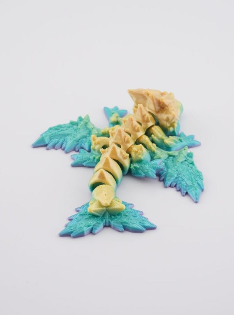 Tiny Crystal Wing Dragon 3D Druck 8cm Fidget Figur