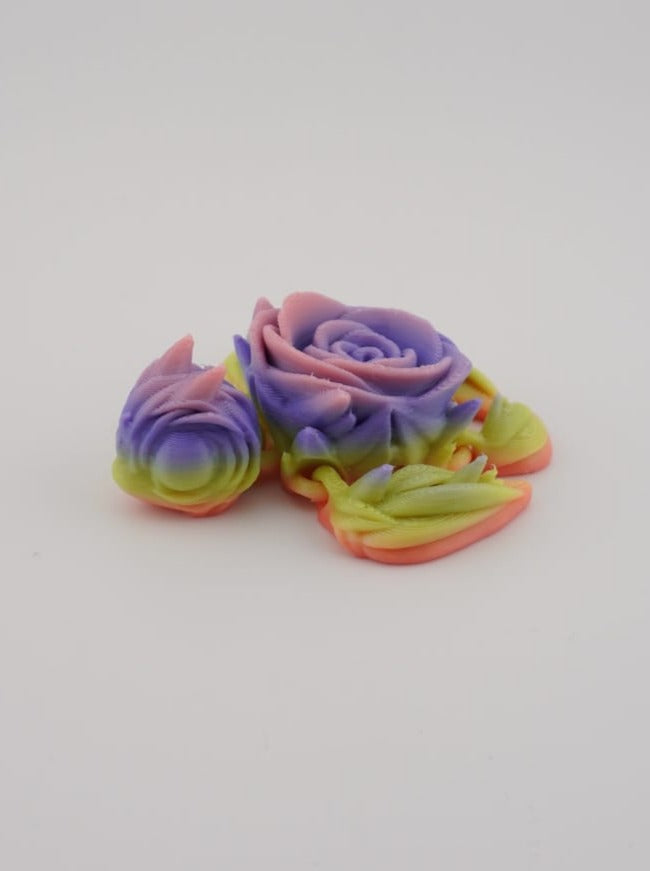 Rose Turtle 3D Druck 6cm Fidget Figur
