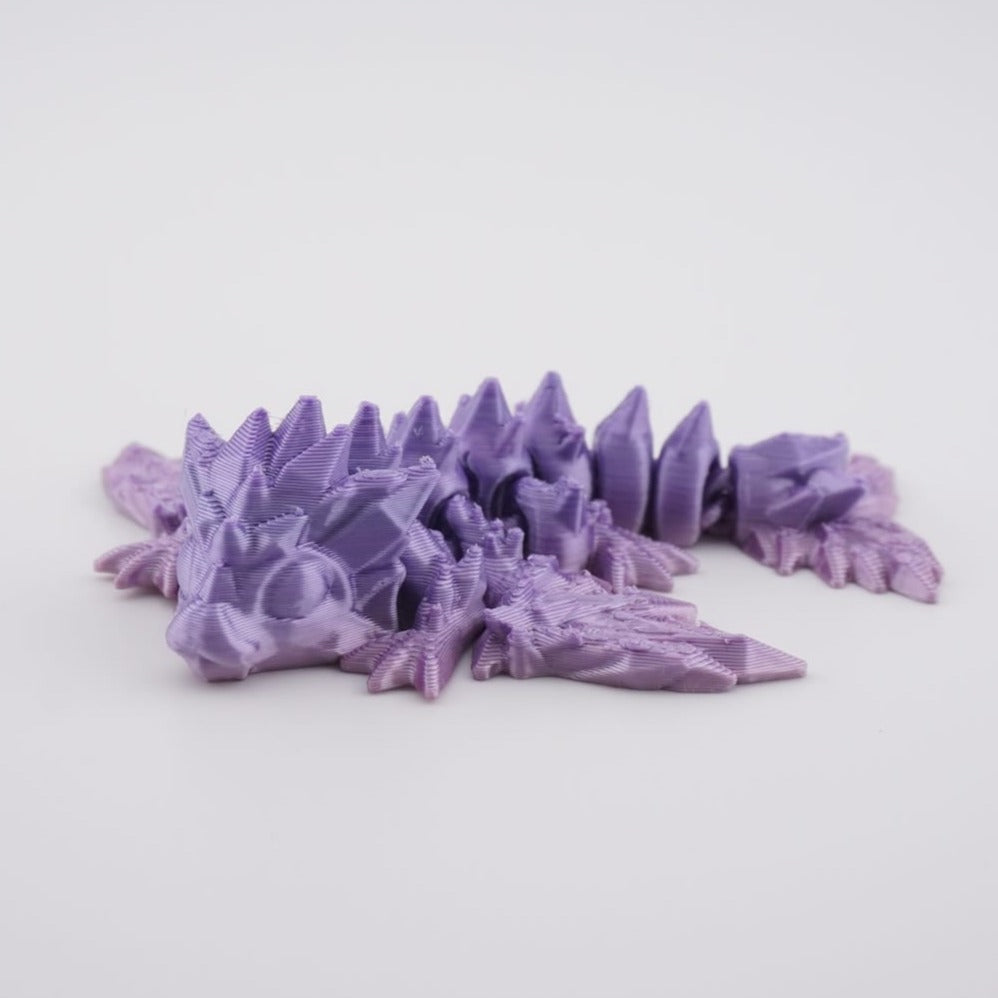 Tiny Crystal Wing Dragon 3D Druck 8cm Fidget Figur