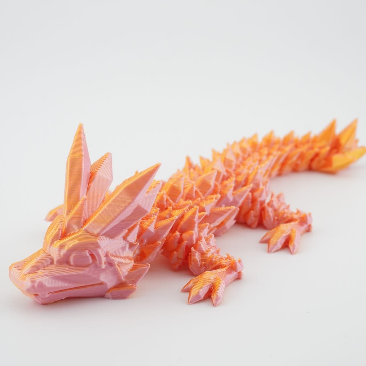 Baby Crystal Dragon 3D Druck 15cm Fidget Figur (Farbauswahl)