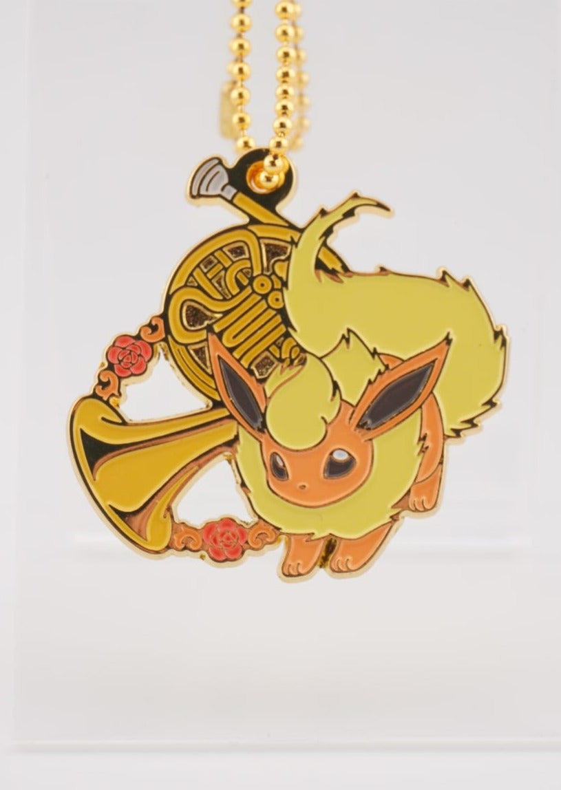Pokemon Flamara Metall Anhänger