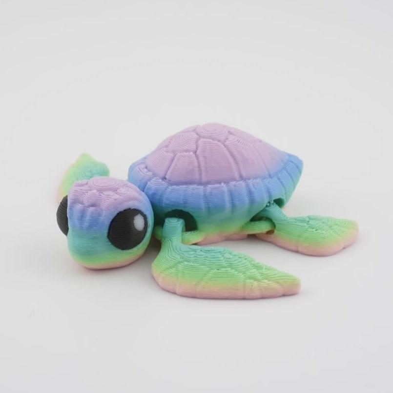 Sea Turtle 3D Druck 7cm lange Fidget Figur (Farbauswahl)