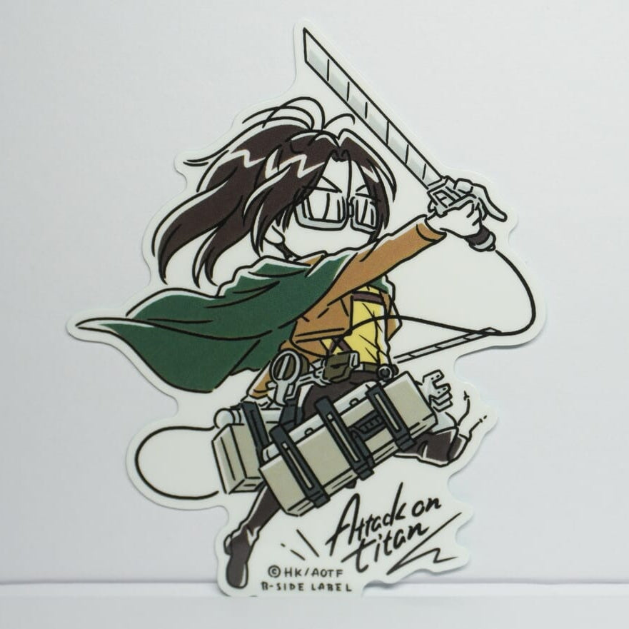 Attack on Titan "Hange Zoe" B-Side Label Sticker