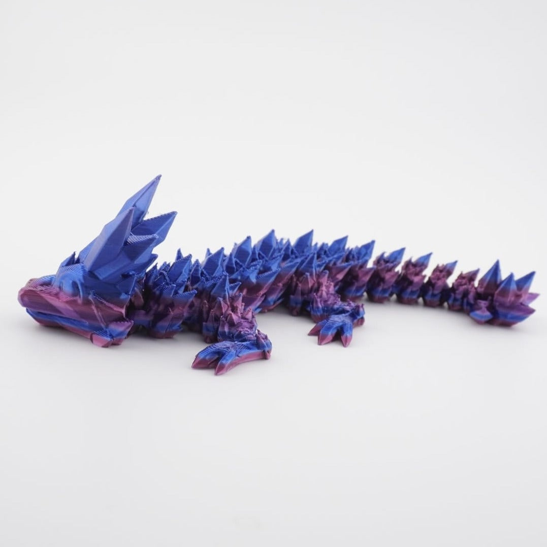 Baby Crystal Dragon 3D Druck 15cm Fidget Figur