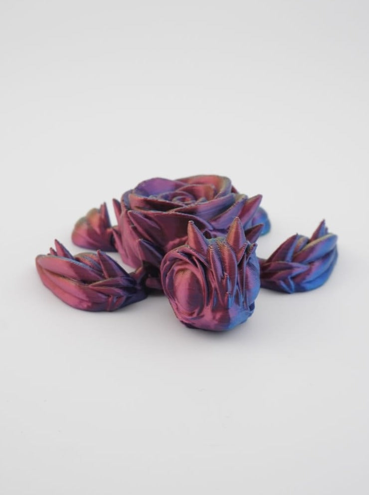 Rose Turtle 3D Druck 7cm lange Fidget Figur