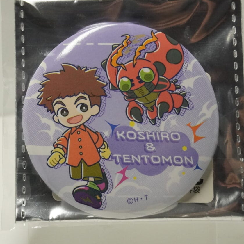 Digimon Koshiro & Tentomon Button
