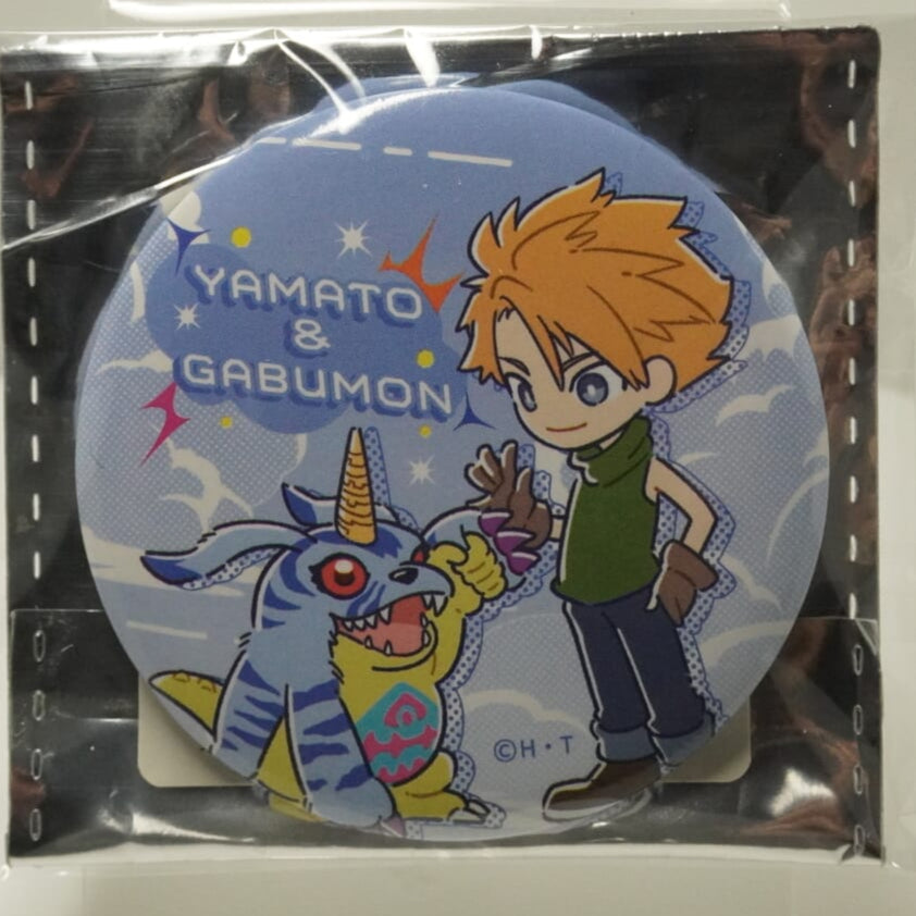 Digimon Yamato & Gabumon Button