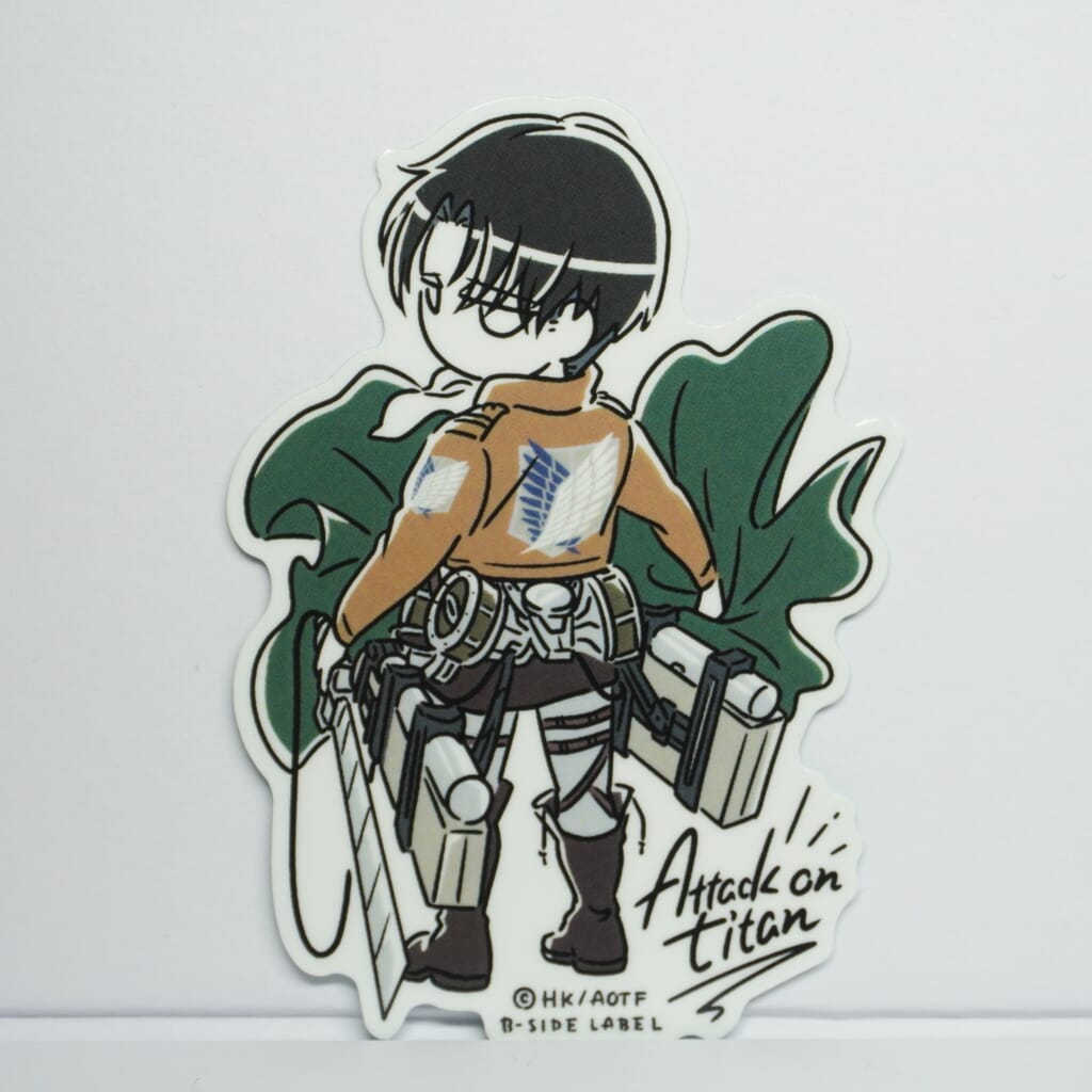 Attack on Titan "Levi Ackermann" B-Side Label Sticker