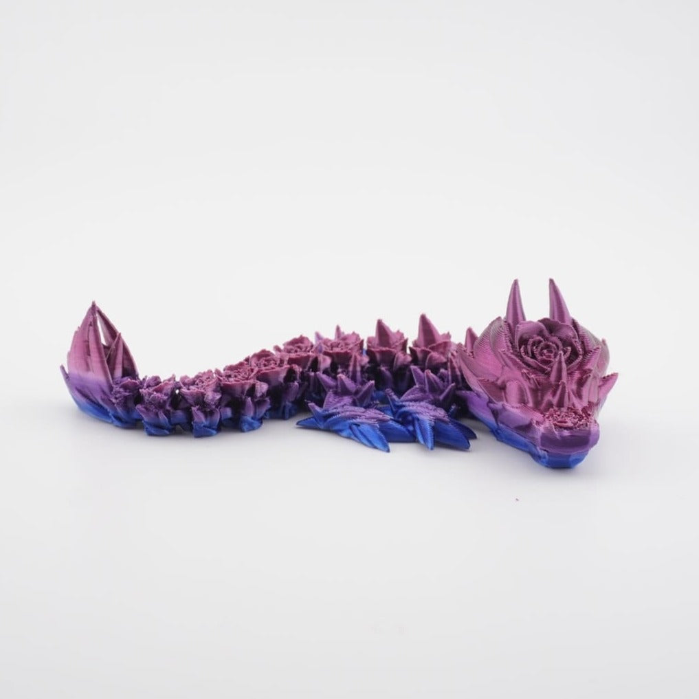 Baby Rose Dragon 3D Druck 14cm Fidget Figur