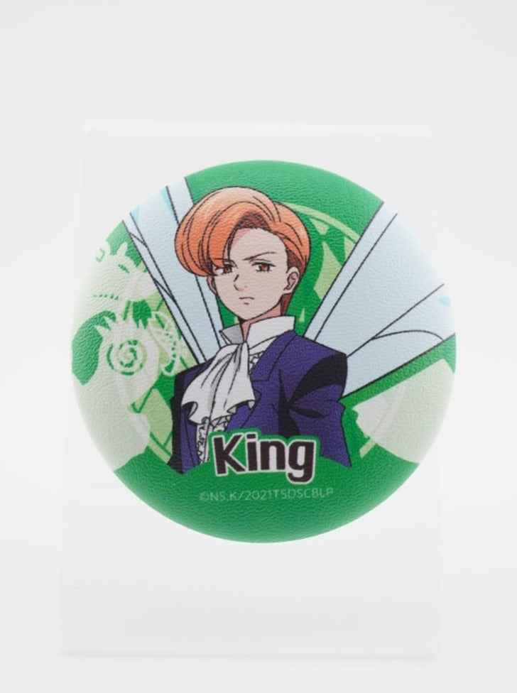 Seven Deadly Sins King 5,6cm Leder Button