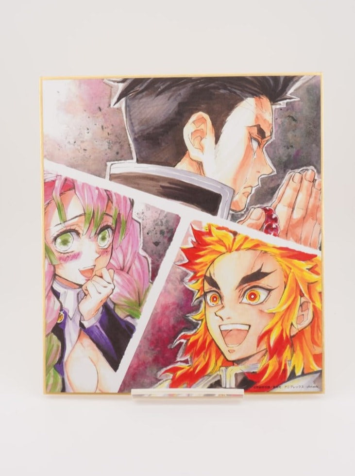 Demon Slayer Mitsuri, Rengoku & Gyomei 16cm Shikishi