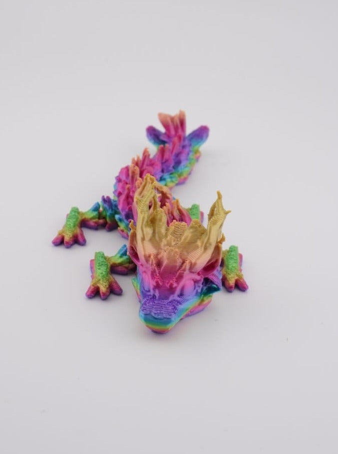 Baby Woodland Dragon 3D Druck 14cm Fidget Figur