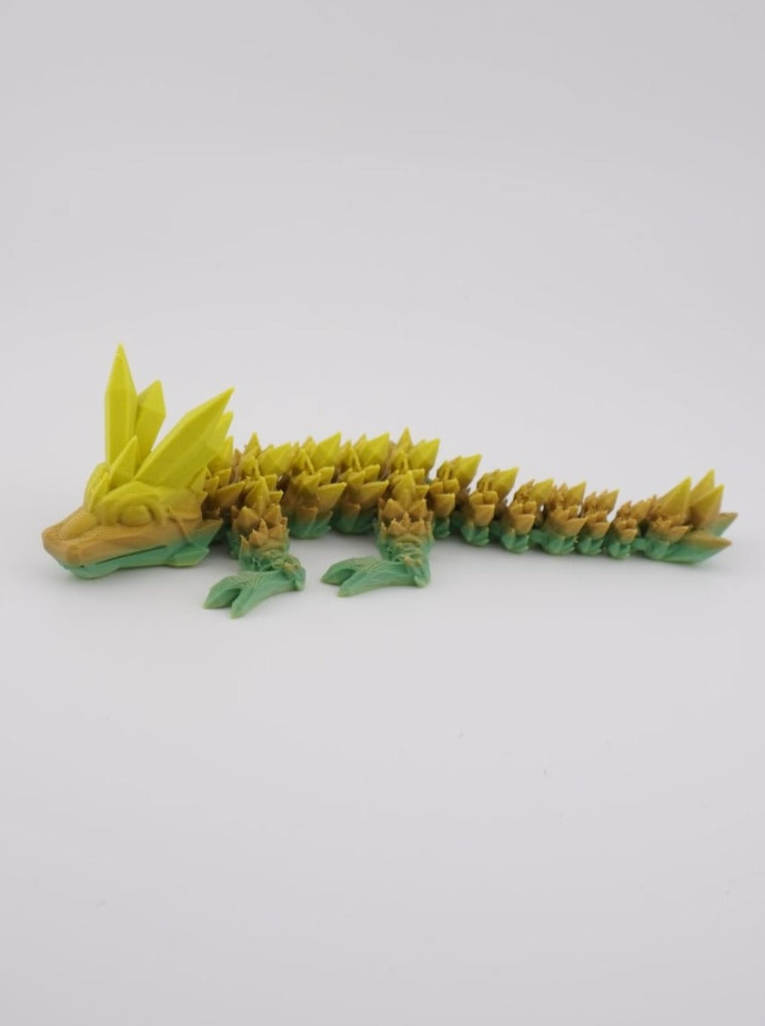 Baby Crystal Dragon 3D Druck 15cm Fidget Figur