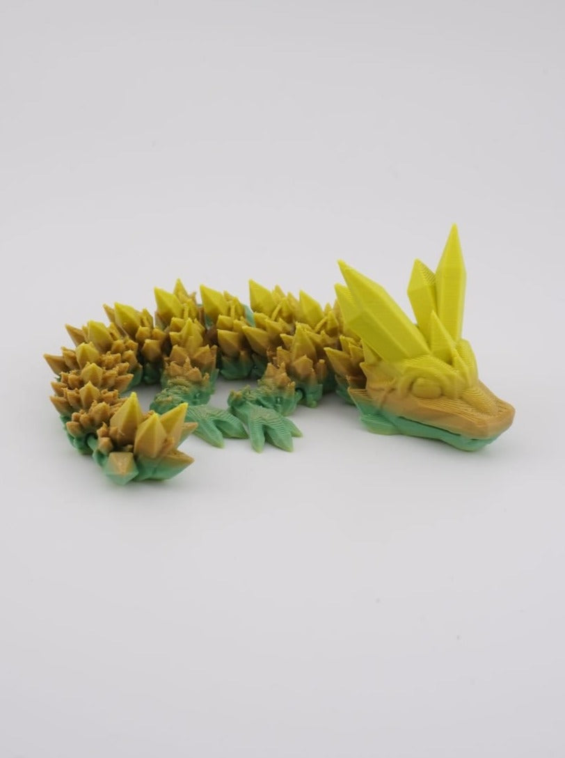 Baby Crystal Dragon 3D Druck 15cm Fidget Figur