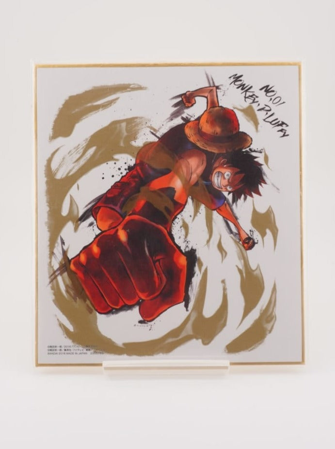 One Piece Ruffy Shikishi