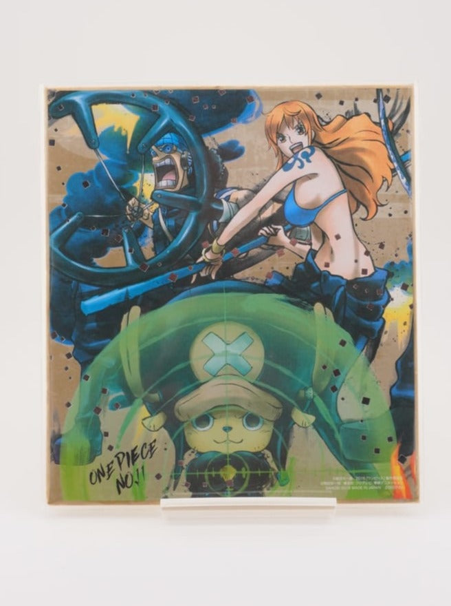 One Piece Nami, Chopper & Usopp Shikishi