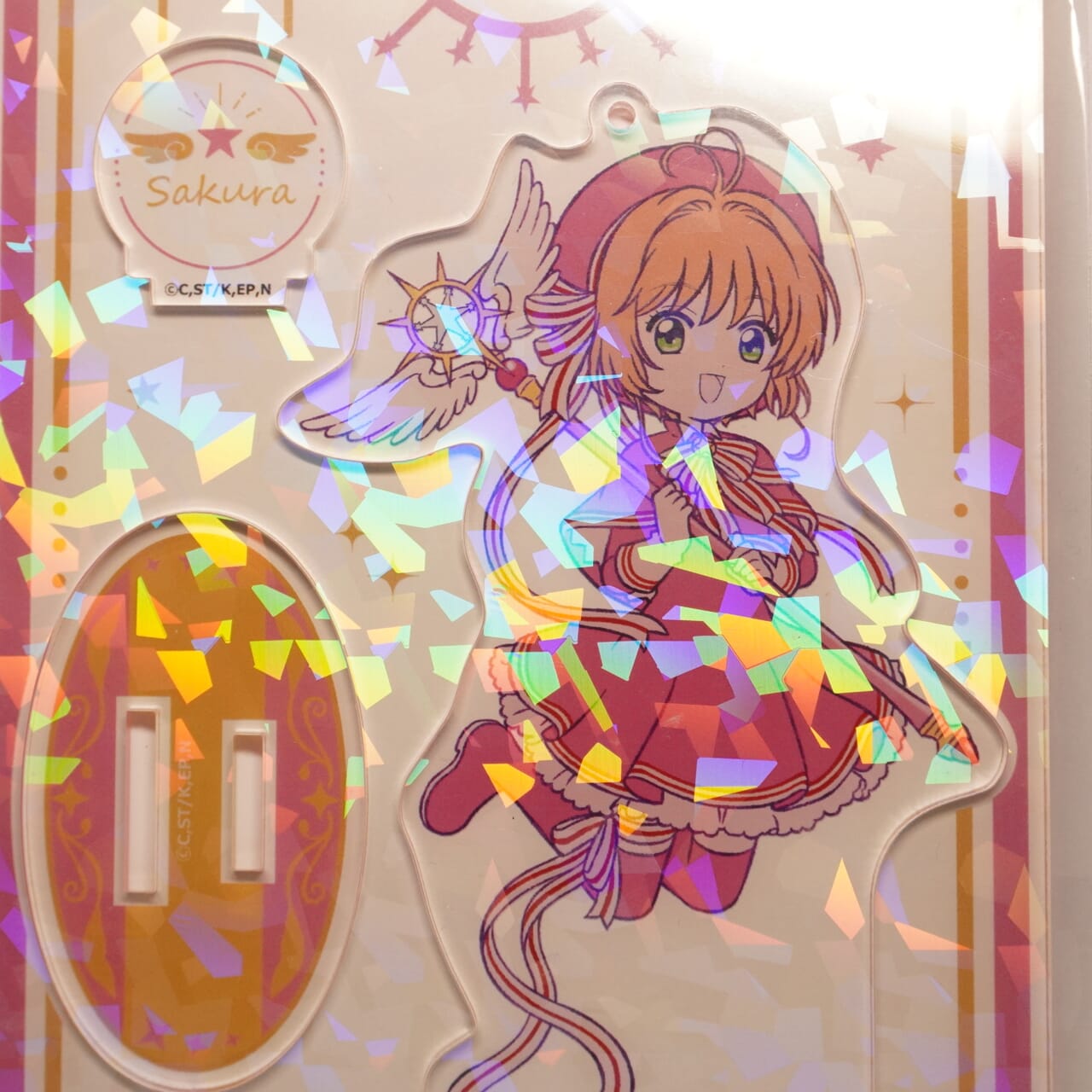 Card Captor Sakura 12 cm Glitzer Aufsteller / Anhänger