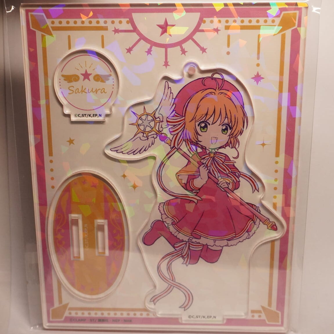 Card Captor Sakura 12 cm Glitzer Aufsteller / Anhänger