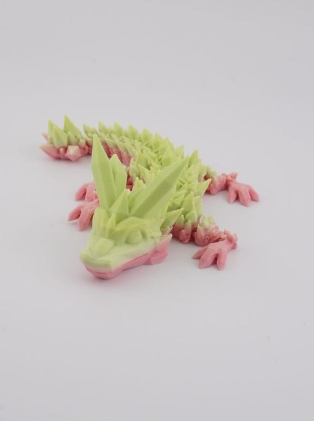 Baby Crystal Dragon 3D Druck 15cm Fidget Figur