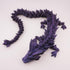 Crystal Dragon 3D Druck 55cm Fidget Figur - Blue Sparkling
