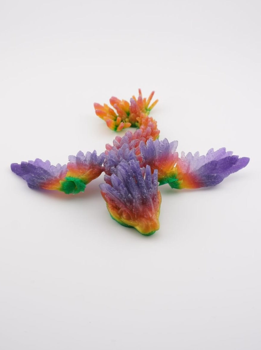 Winged Tadling Dragon 3D Druck 15cm Fidget Figur