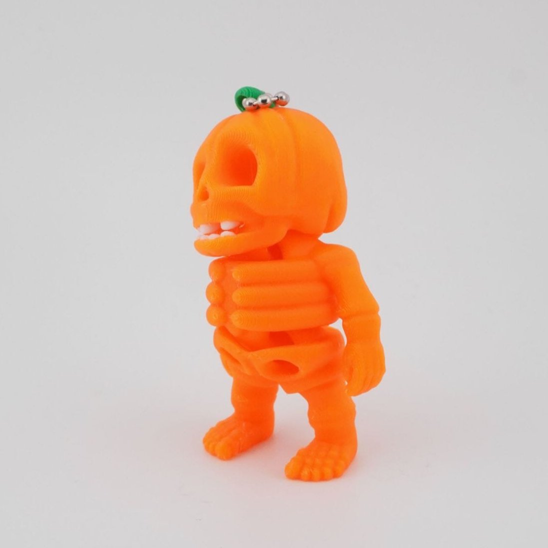 Pumpkin Skeleton 3D Druck 6cm Wackel Figur/Anhänger