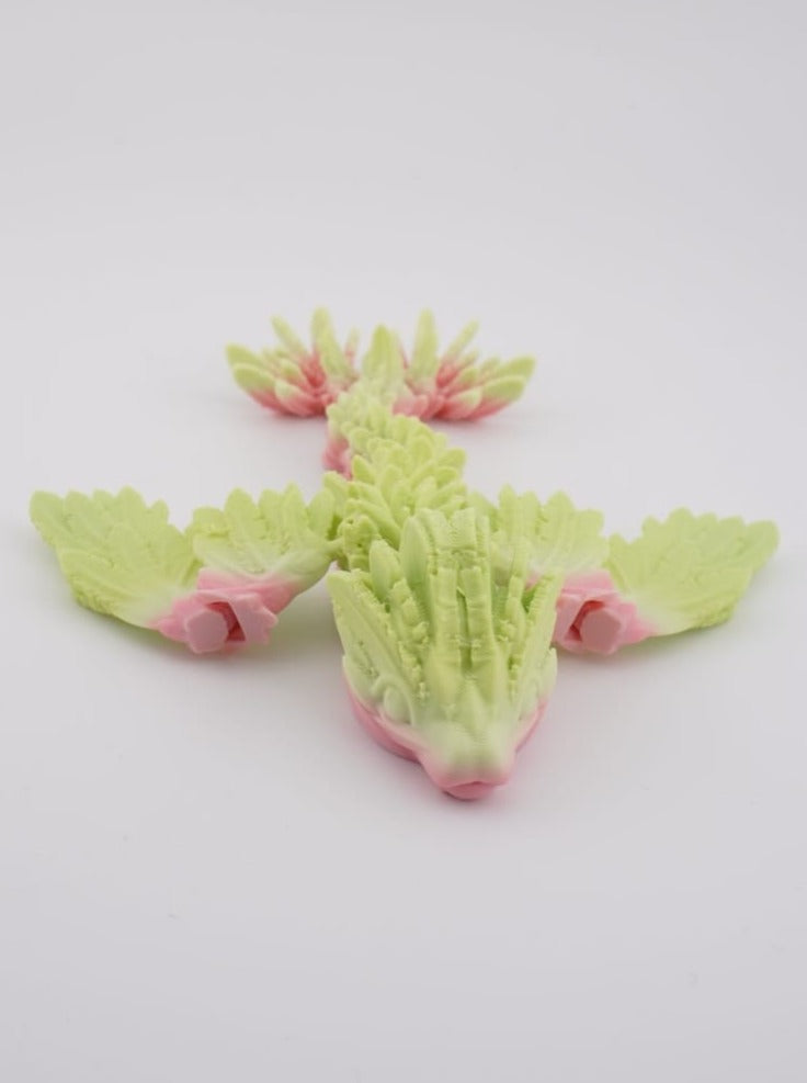 Winged Tadling Dragon 3D Druck 15cm Fidget Figur