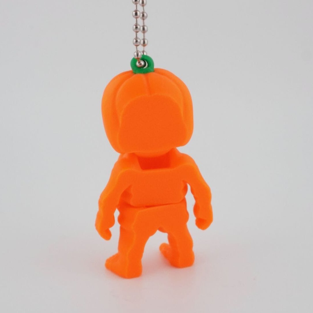 Pumpkin Skeleton 3D Druck 6cm Wackel Figur/Anhänger