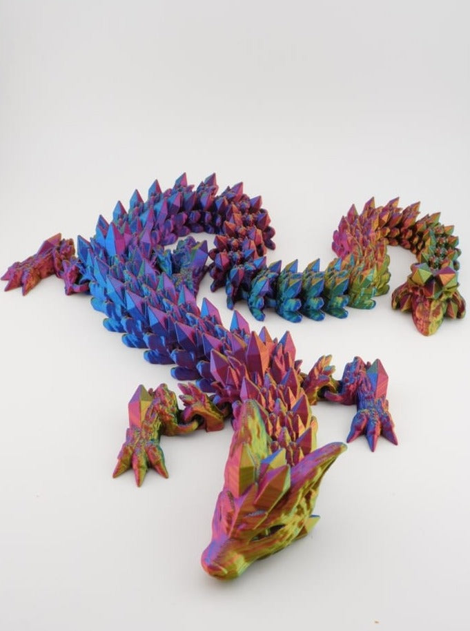 Wolf Dragon 3D Druck extra große 68cm !! Fidget Figur