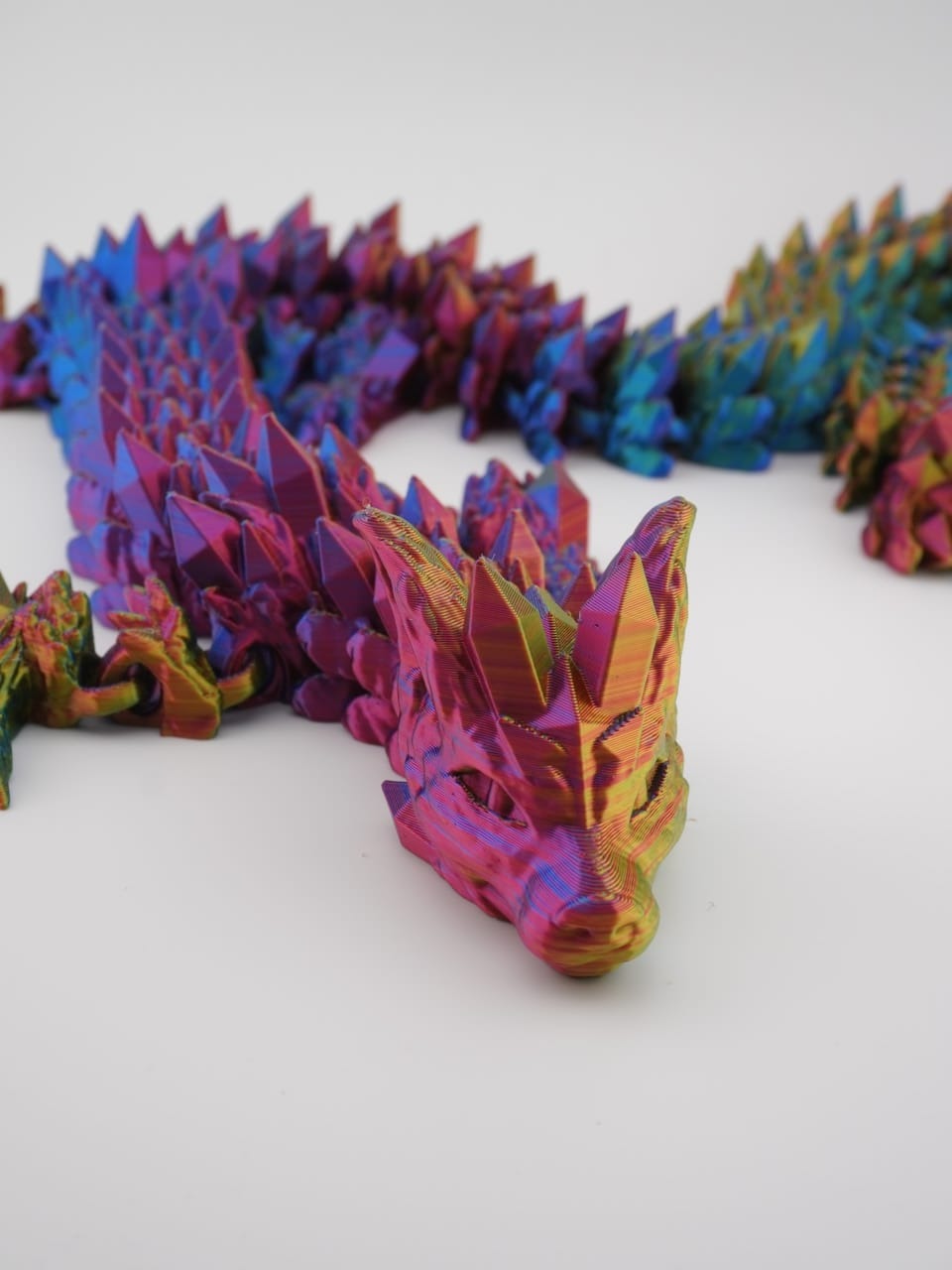 Wolf Dragon 3D Druck extra große 68cm !! Fidget Figur
