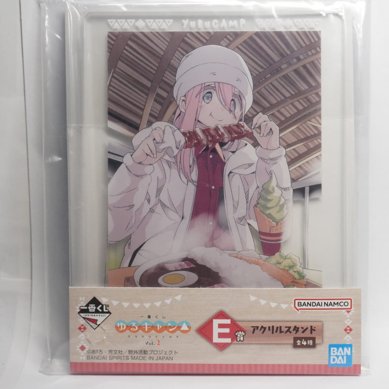 Laid-Back Camp Nadeshiko Kagamihara 12 cm Aufsteller