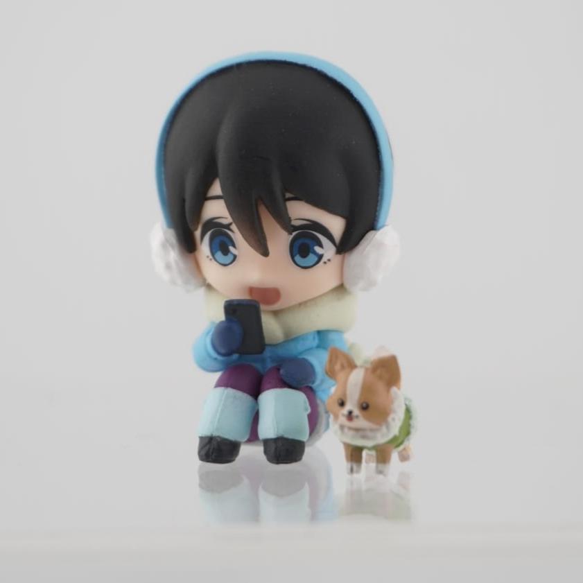 Laid-Back Camp Ena Saito 3,5cm Figur