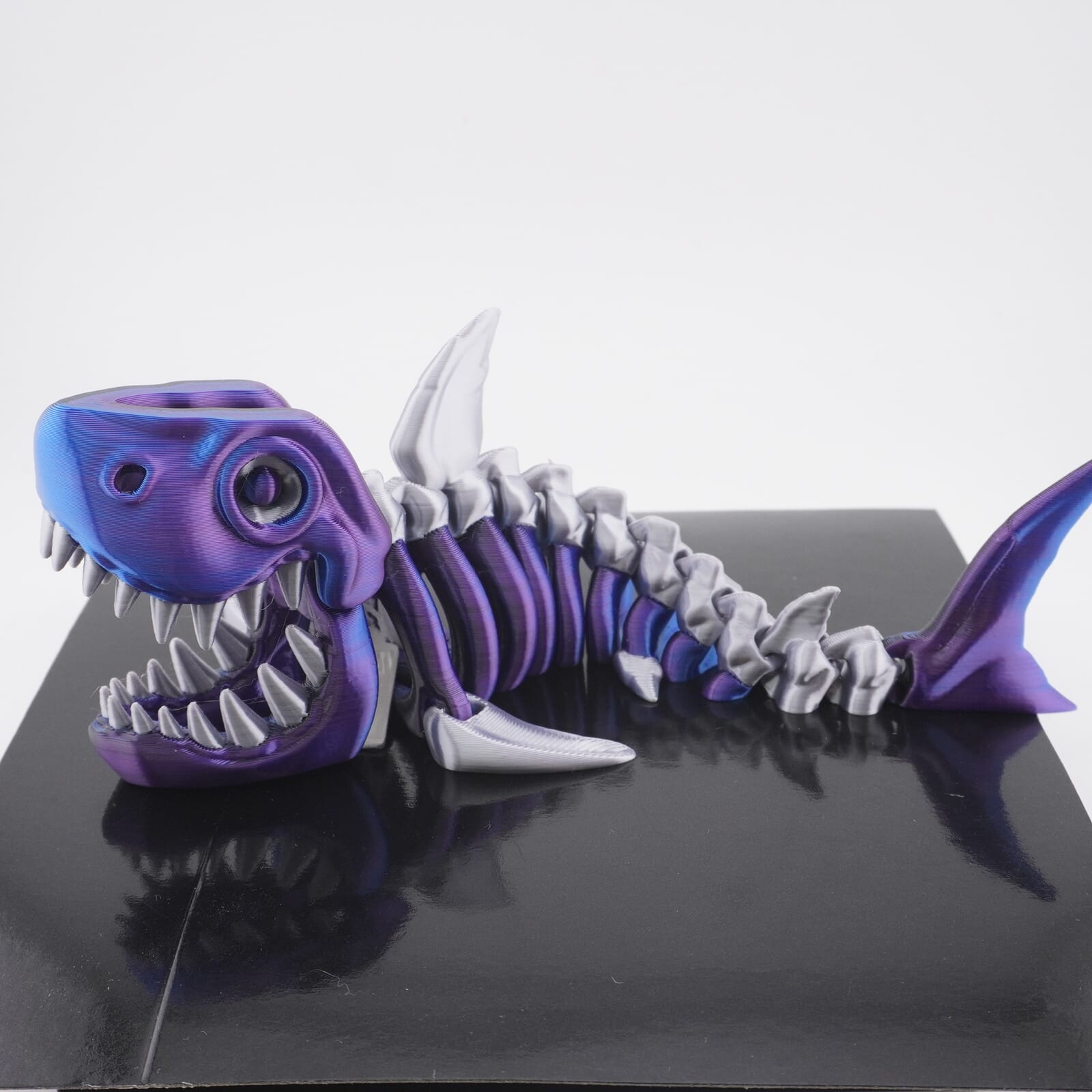 Flexi Shark 3D Druck 18,5cm Fidget Figur (Farbauswahl)