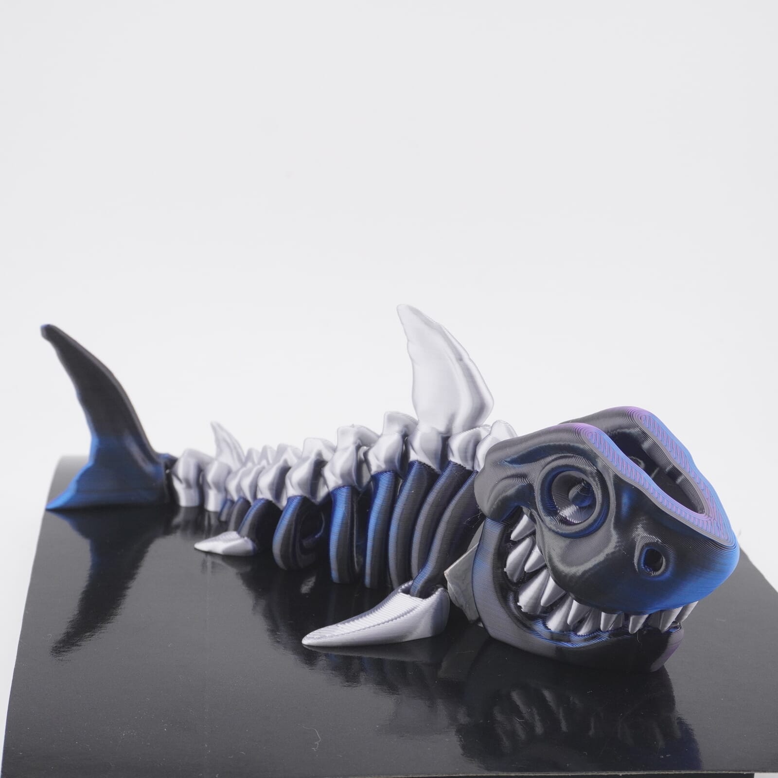 Flexi Shark 3D Druck 18,5cm Fidget Figur (Farbauswahl)