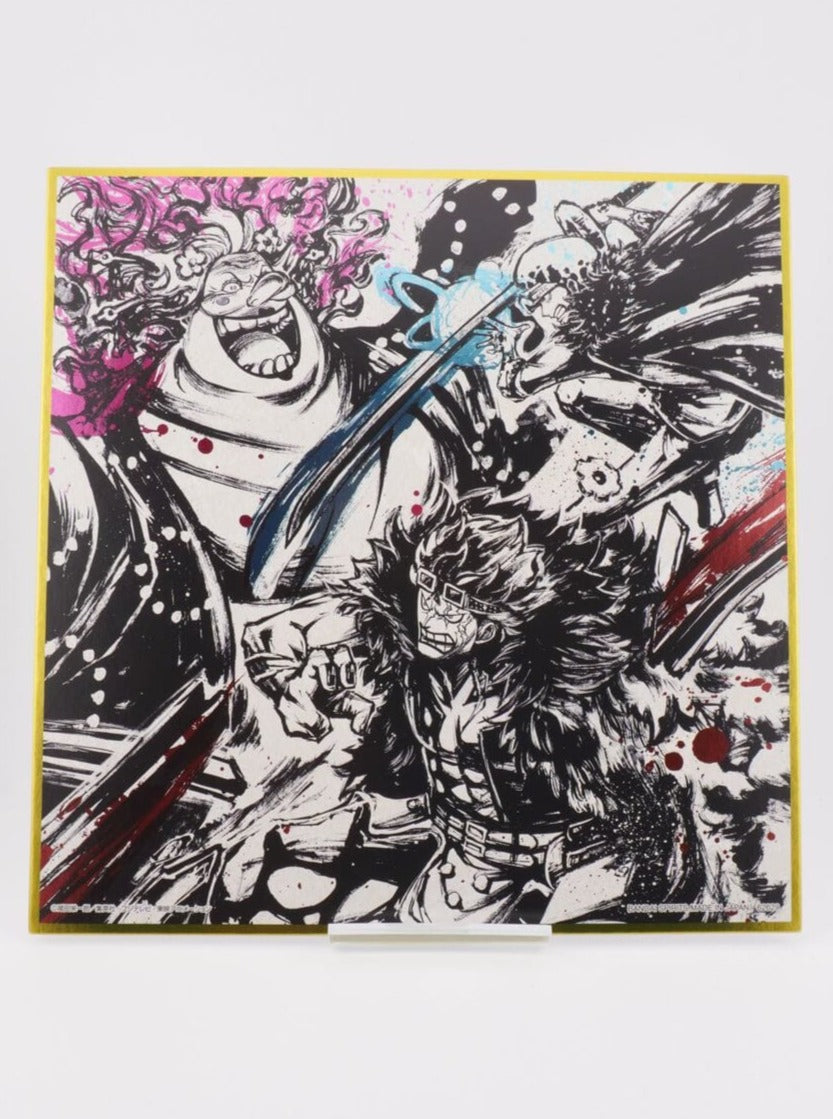 One Piece EX Law, Big Mom & Kid Shikishi