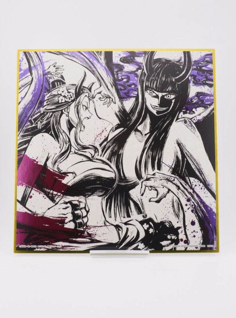 One Piece EX Robin (Devil) & Black Maria Shikishi