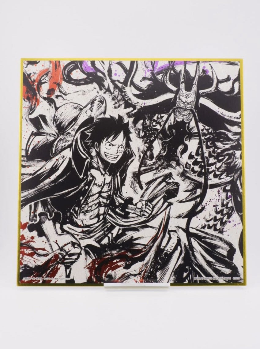 One Piece EX Ruffy / Luffy & Kaido Shikishi