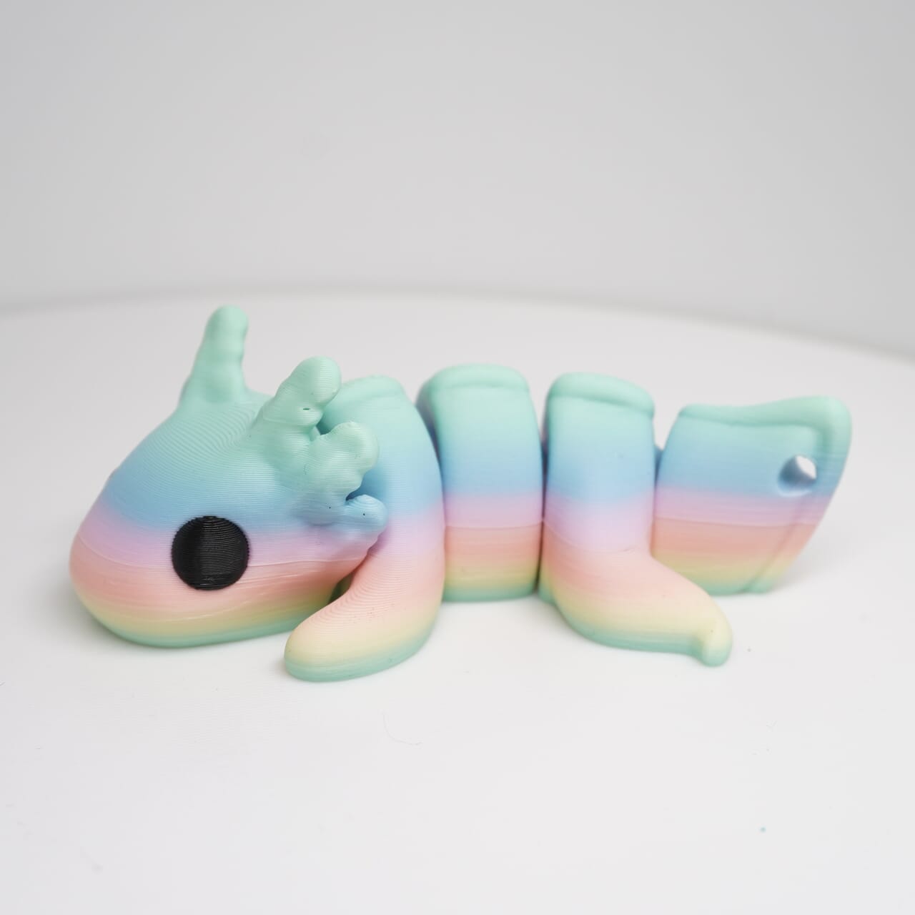 Baby Axolotl 3D Druck Fidget 8cm Figur / Anhänger (Farbauswahl)