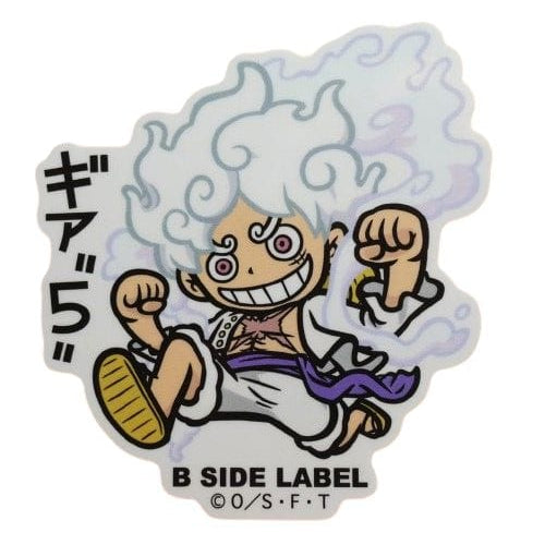 One Piece Ruffy Luffy Gear 5 B-Side Label Sticker