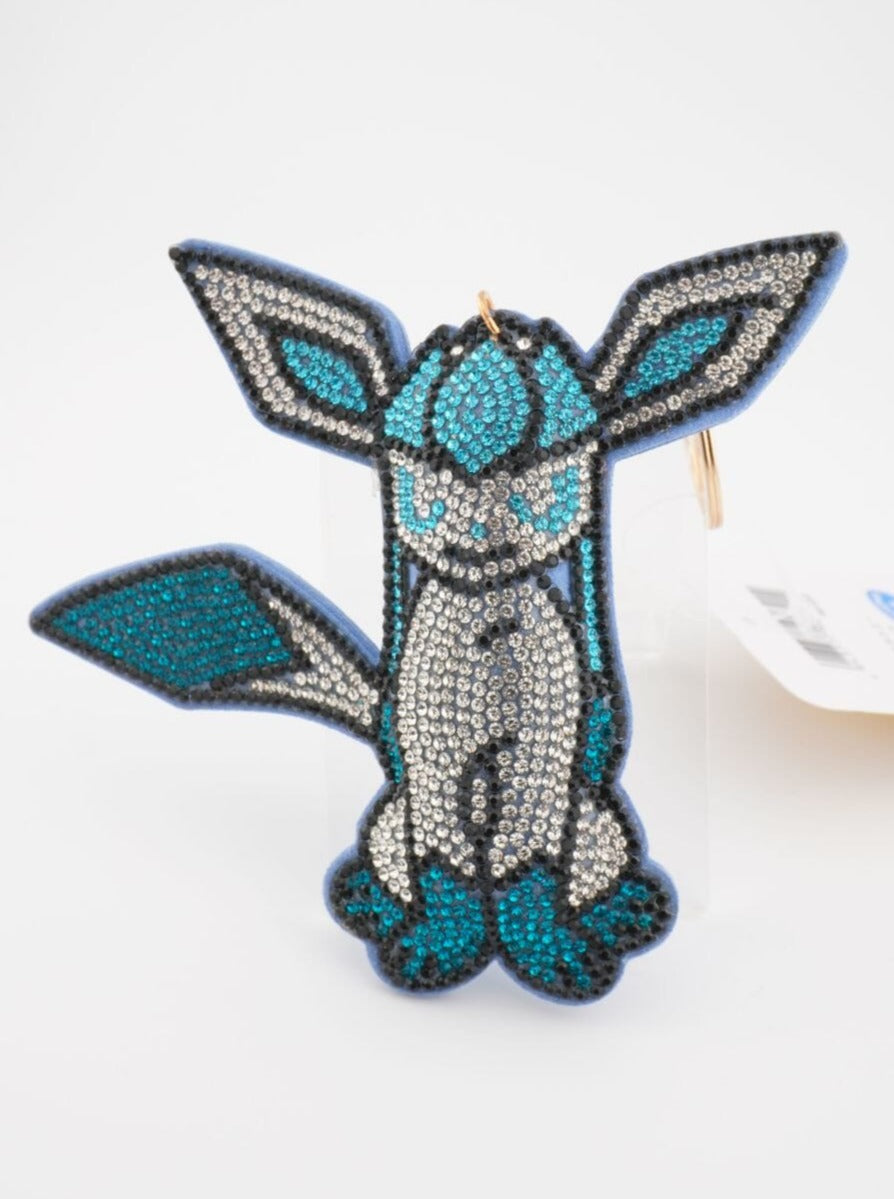 Pokemon Glaziola großer Glitzerstein Anhänger