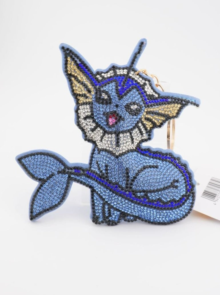 Pokemon Aquana großer Glitzerstein Anhänger