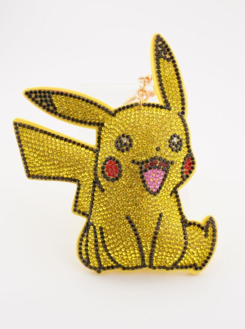 Pokemon Pikachu großer Glitzerstein Anhänger