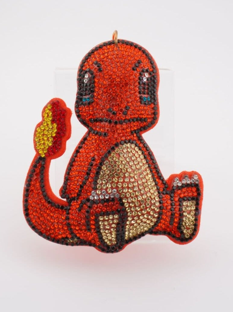 Pokemon Glumanda großer Glitzerstein Anhänger