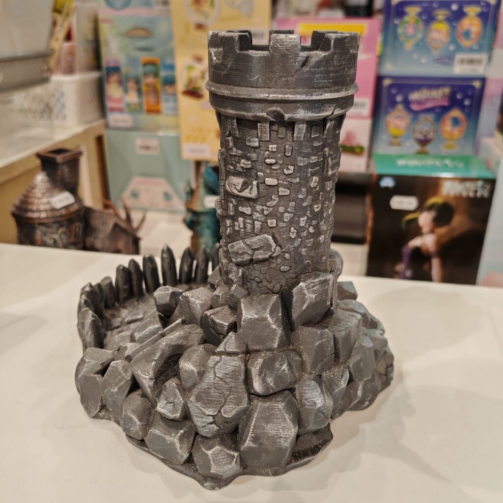 Stone Tower Würfelturm 3D Druck Deko - ohne Würfel -
