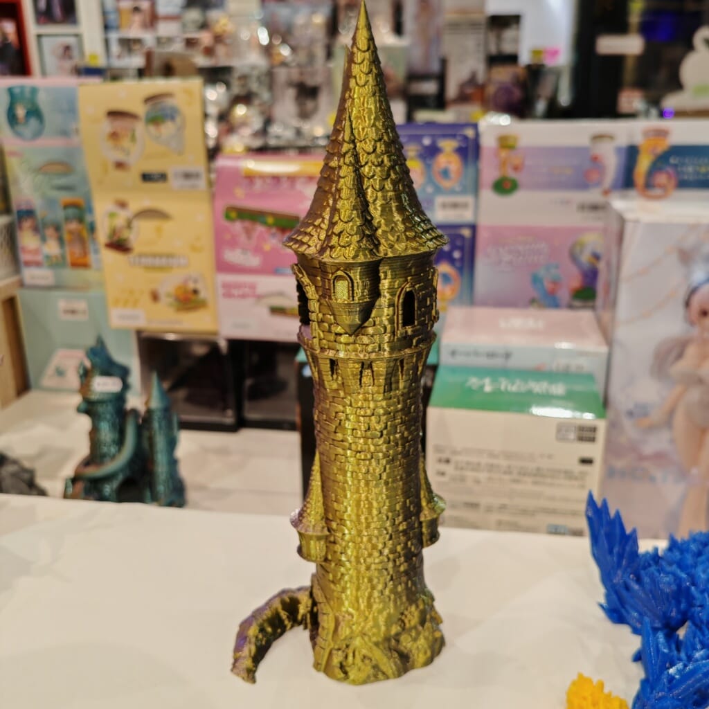 Tall Tower Würfelturm 3D Druck Deko - ohne Würfel -